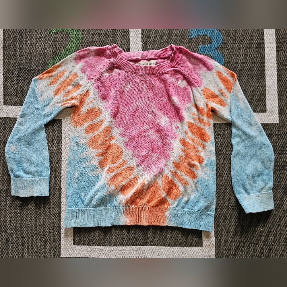 Tucker + Tate tie dye sweater, size 5